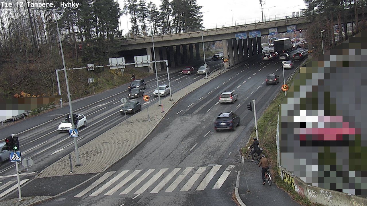 Kelikamerat Kuva Tie 12 Tampere, Hyhky, Tampere, Pirkanmaa