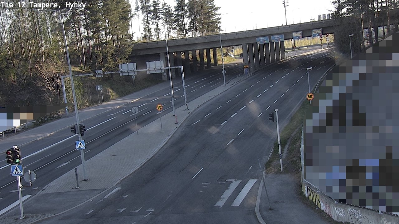 Weather Camera Image Road 12 Tampere, Hyhky, Tampere, Pirkanmaa