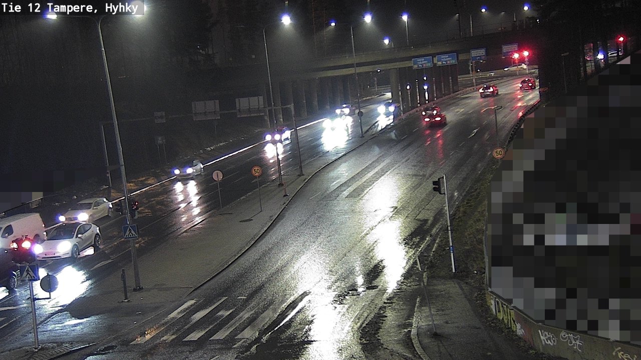 Weather Camera Image Väg 12 Tammerfors, Hyhky, Tampere, Pirkanmaa