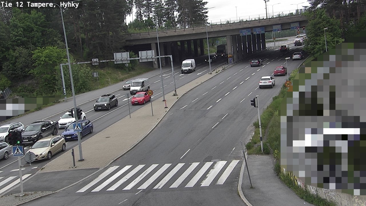 Weather Camera Image Road 12 Tampere, Hyhky, Tampere, Pirkanmaa