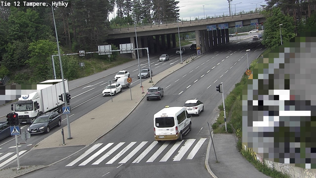 Weather Camera Image Road 12 Tampere, Hyhky, Tampere, Pirkanmaa