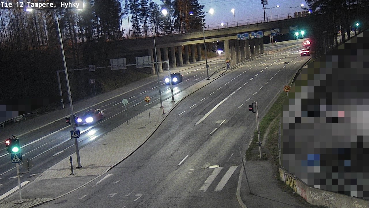 Weather Camera Image Road 12 Tampere, Hyhky, Tampere, Pirkanmaa