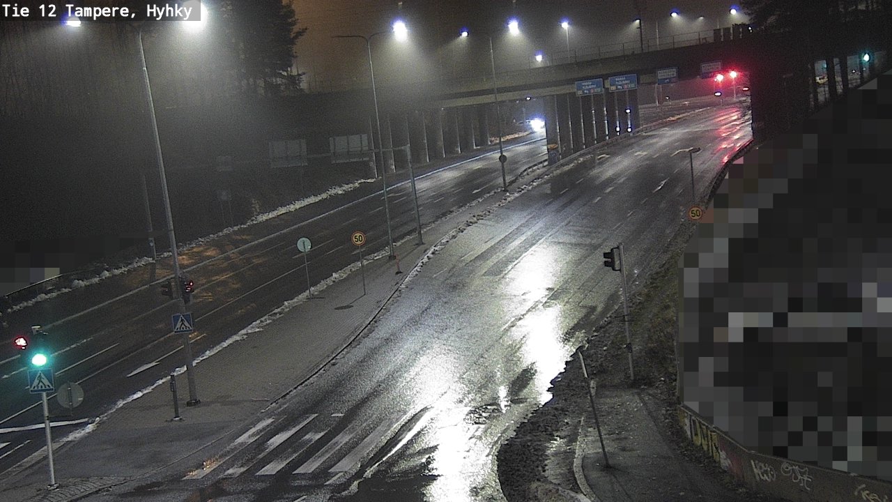 Weather Camera Image Väg 12 Tammerfors, Hyhky, Tampere, Pirkanmaa