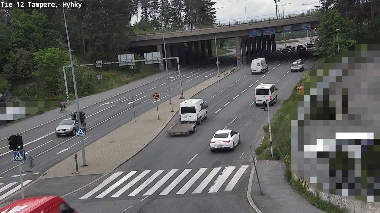 Weather Camera Image Road 12 Tampere, Hyhky, Tampere, Pirkanmaa