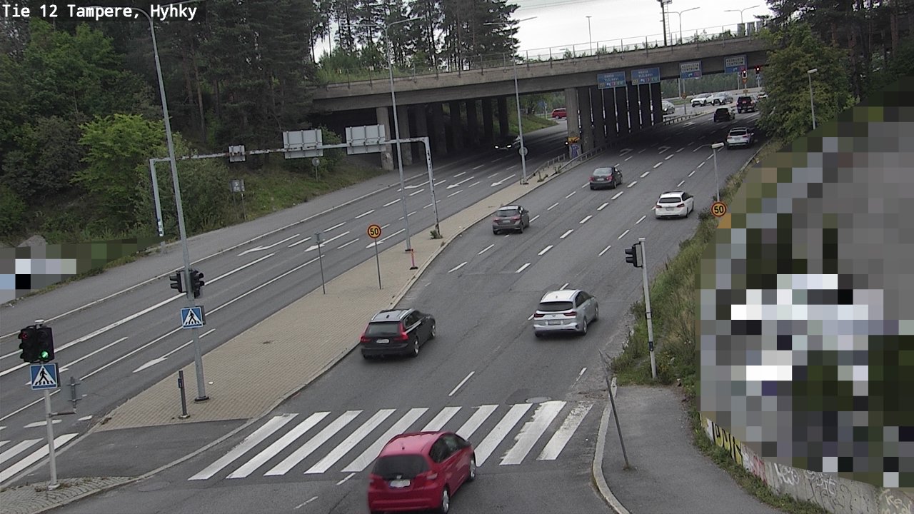 Weather Camera Image Väg 12 Tammerfors, Hyhky, Tampere, Pirkanmaa
