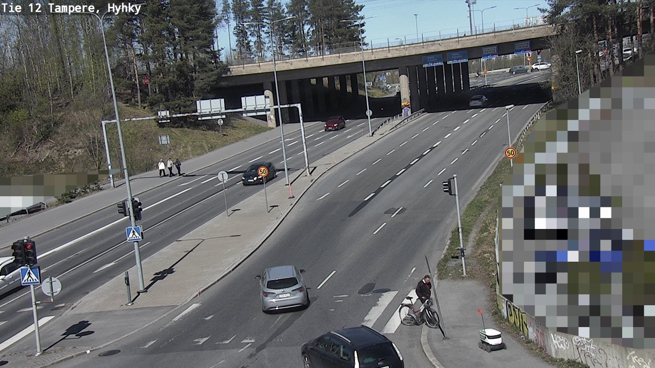 Weather Camera Image Road 12 Tampere, Hyhky, Tampere, Pirkanmaa