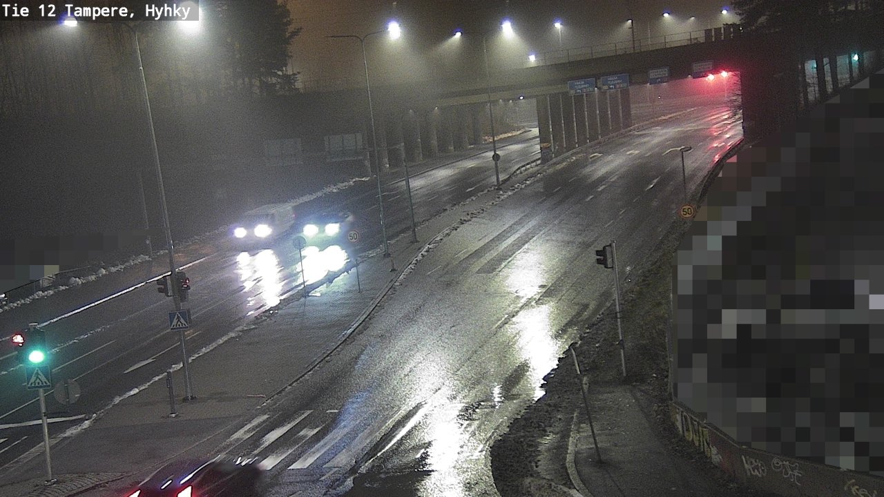 Weather Camera Image Väg 12 Tammerfors, Hyhky, Tampere, Pirkanmaa