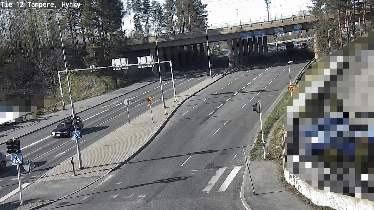 Weather Camera Image Road 12 Tampere, Hyhky, Tampere, Pirkanmaa