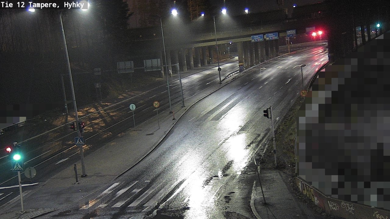Weather Camera Image Väg 12 Tammerfors, Hyhky, Tampere, Pirkanmaa