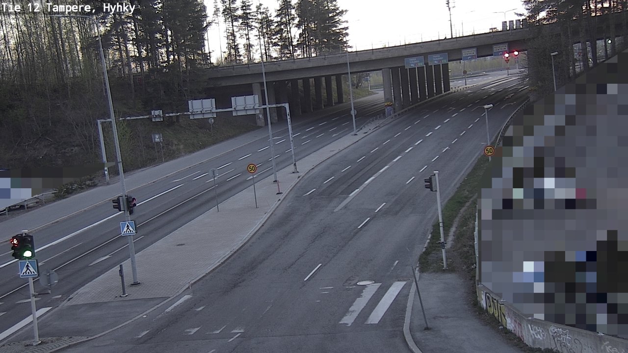 Weather Camera Image Väg 12 Tammerfors, Hyhky, Tampere, Pirkanmaa