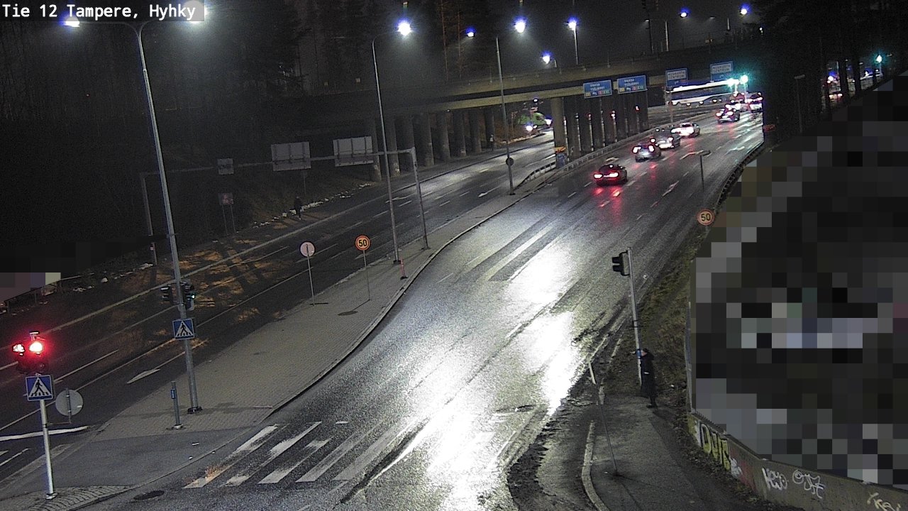 Weather Camera Image Väg 12 Tammerfors, Hyhky, Tampere, Pirkanmaa