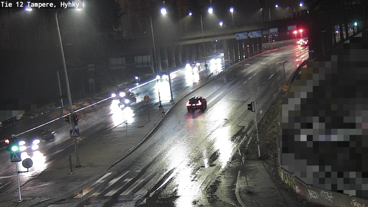Weather Camera Image Väg 12 Tammerfors, Hyhky, Tampere, Pirkanmaa