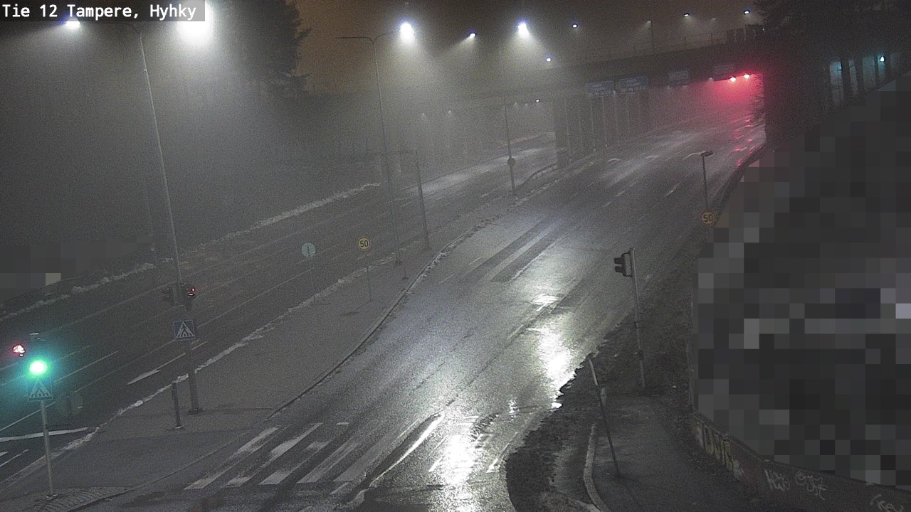 Weather Camera Image Väg 12 Tammerfors, Hyhky, Tampere, Pirkanmaa