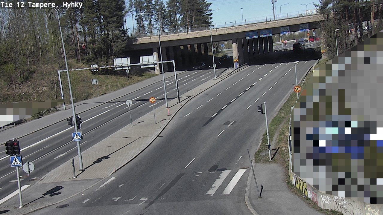 Weather Camera Image Road 12 Tampere, Hyhky, Tampere, Pirkanmaa