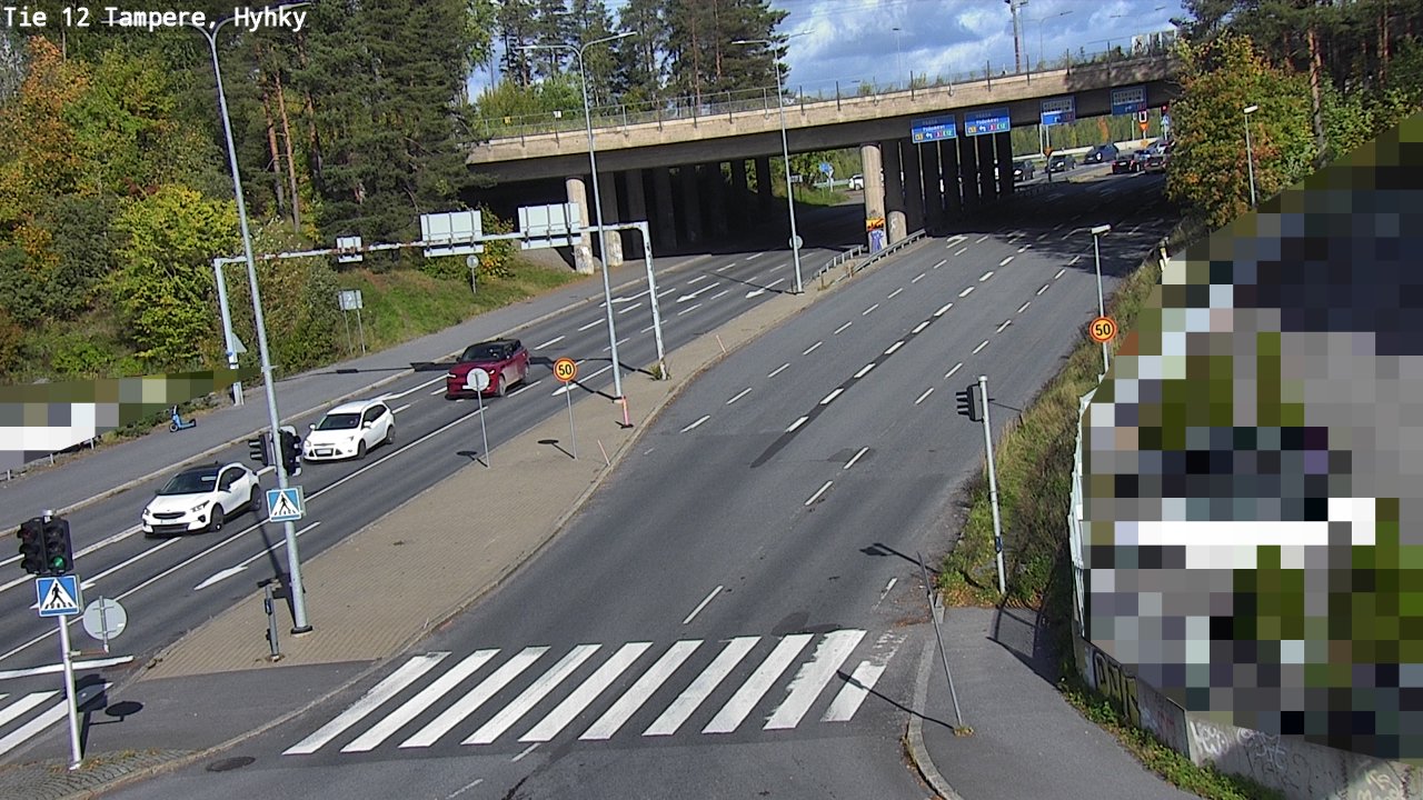 Weather Camera Image Road 12 Tampere, Hyhky, Tampere, Pirkanmaa