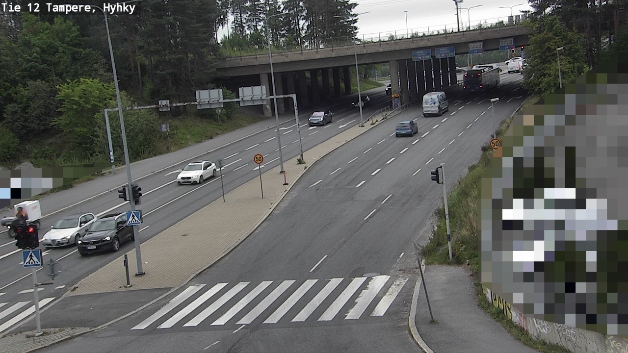 Weather Camera Image Väg 12 Tammerfors, Hyhky, Tampere, Pirkanmaa