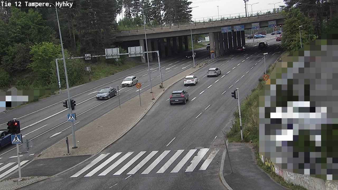 Weather Camera Image Väg 12 Tammerfors, Hyhky, Tampere, Pirkanmaa