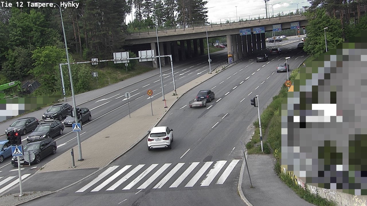 Weather Camera Image Road 12 Tampere, Hyhky, Tampere, Pirkanmaa