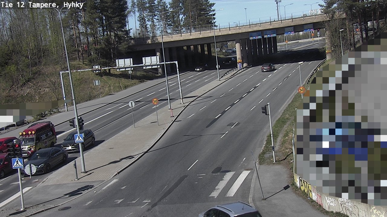 Weather Camera Image Road 12 Tampere, Hyhky, Tampere, Pirkanmaa