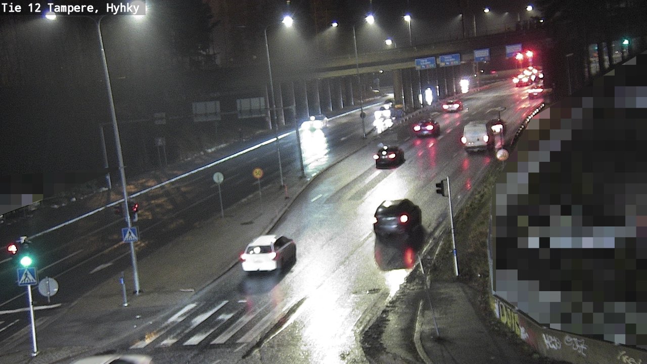 Weather Camera Image Väg 12 Tammerfors, Hyhky, Tampere, Pirkanmaa