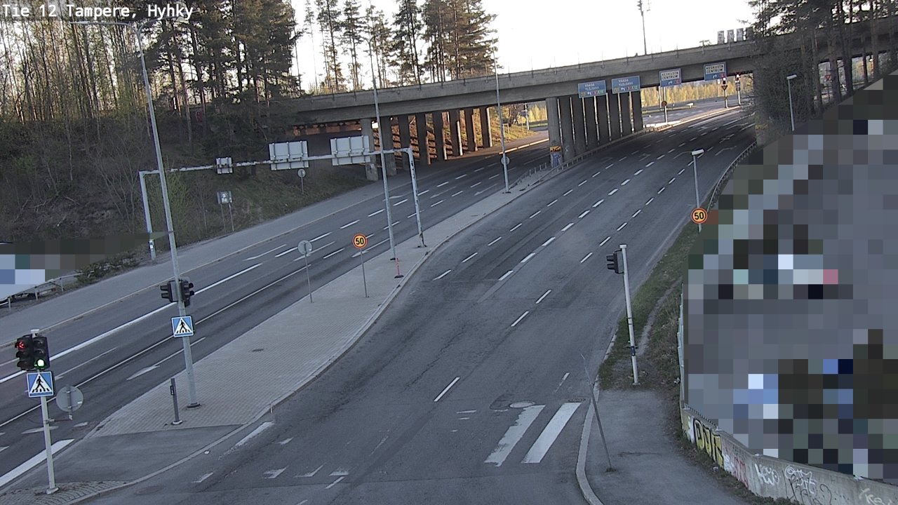 Weather Camera Image Väg 12 Tammerfors, Hyhky, Tampere, Pirkanmaa
