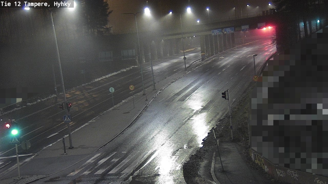 Weather Camera Image Väg 12 Tammerfors, Hyhky, Tampere, Pirkanmaa