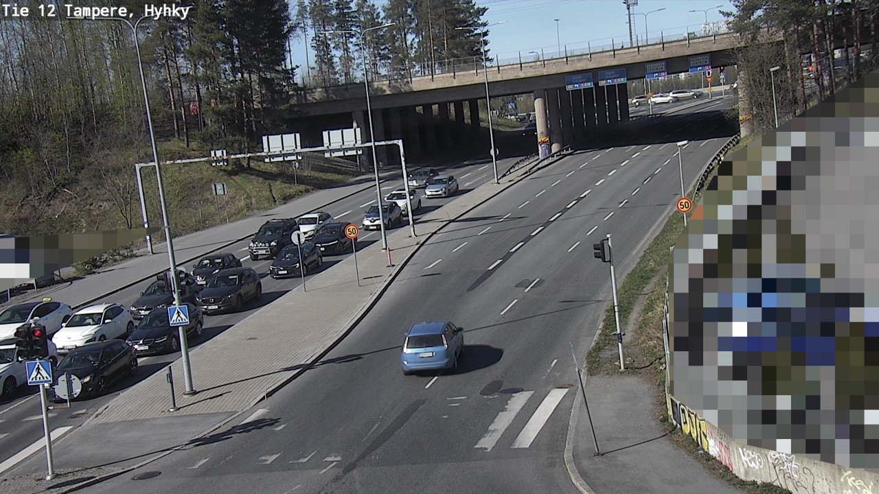 Weather Camera Image Road 12 Tampere, Hyhky, Tampere, Pirkanmaa