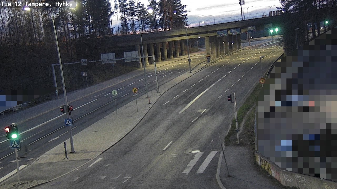 Weather Camera Image Road 12 Tampere, Hyhky, Tampere, Pirkanmaa