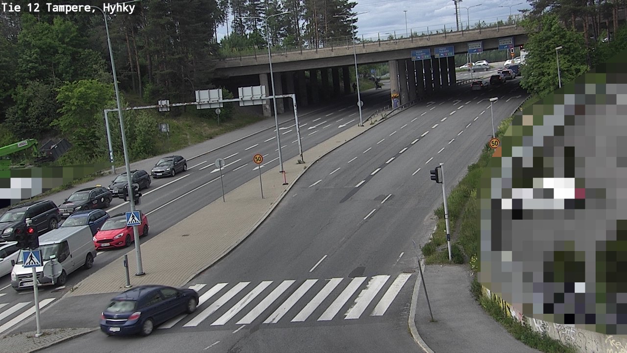 Weather Camera Image Road 12 Tampere, Hyhky, Tampere, Pirkanmaa