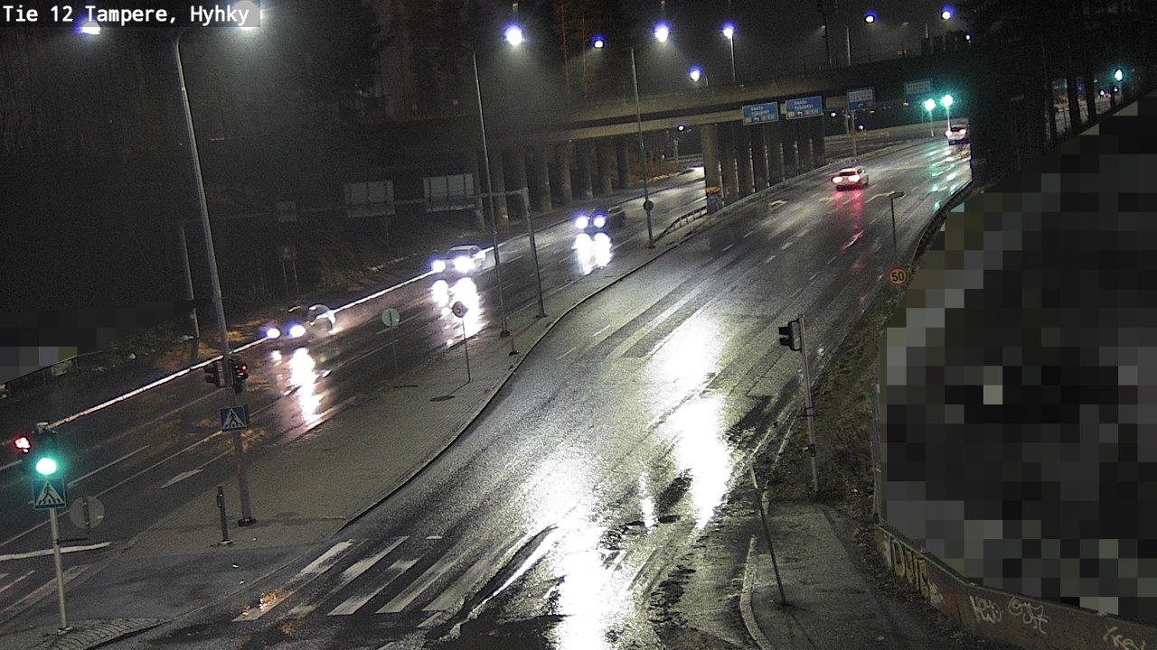 Weather Camera Image Väg 12 Tammerfors, Hyhky, Tampere, Pirkanmaa
