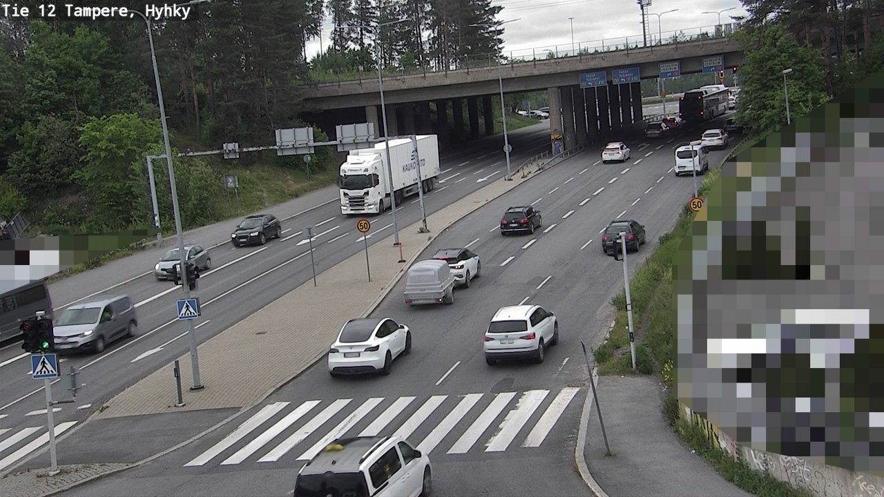 Weather Camera Image Road 12 Tampere, Hyhky, Tampere, Pirkanmaa