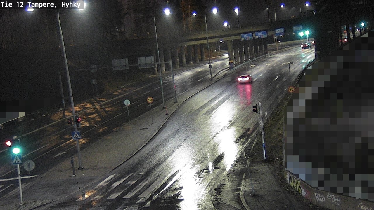 Weather Camera Image Väg 12 Tammerfors, Hyhky, Tampere, Pirkanmaa