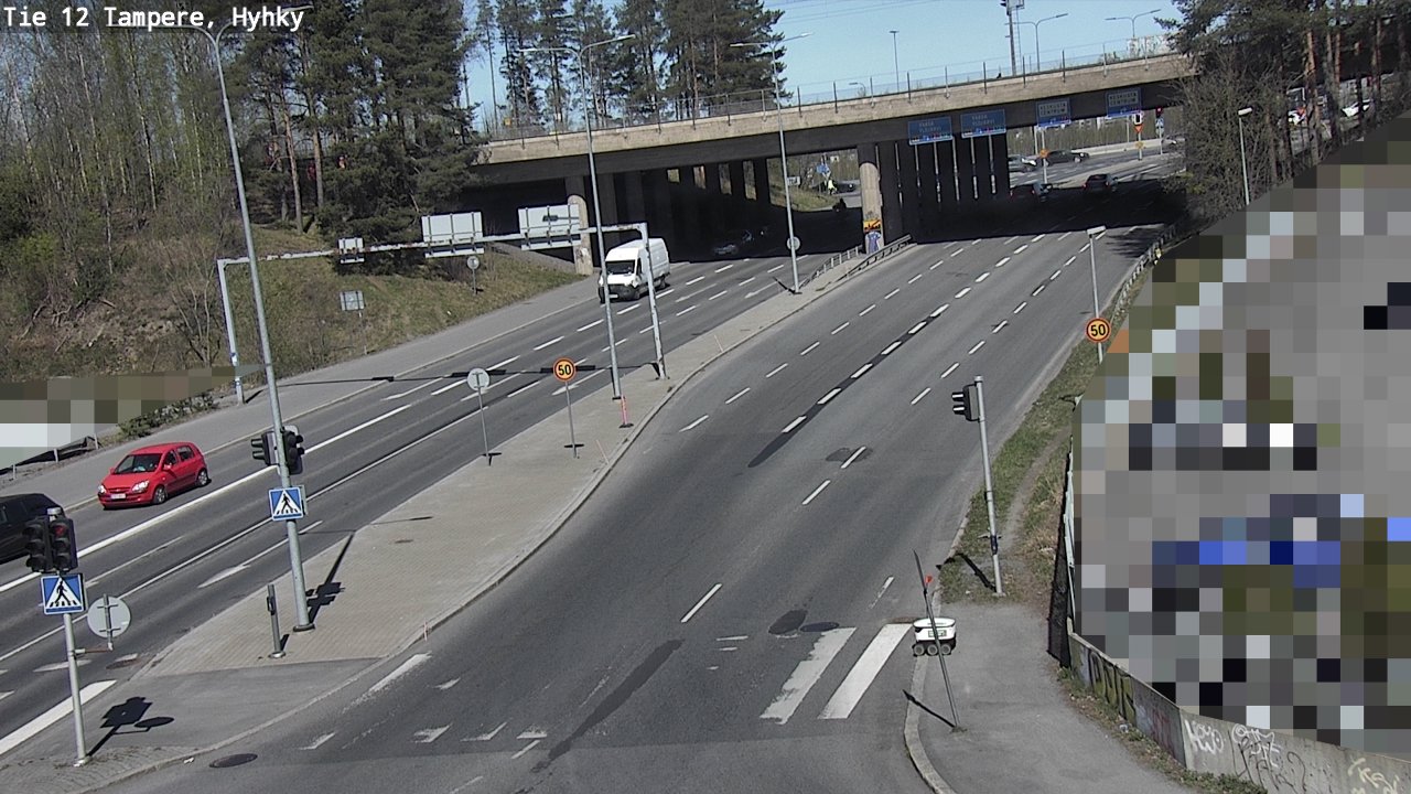 Weather Camera Image Road 12 Tampere, Hyhky, Tampere, Pirkanmaa