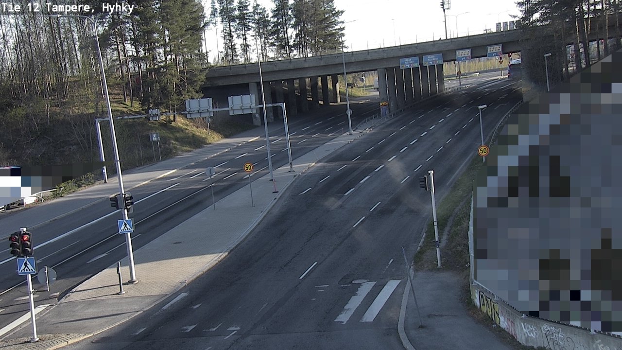Weather Camera Image Road 12 Tampere, Hyhky, Tampere, Pirkanmaa