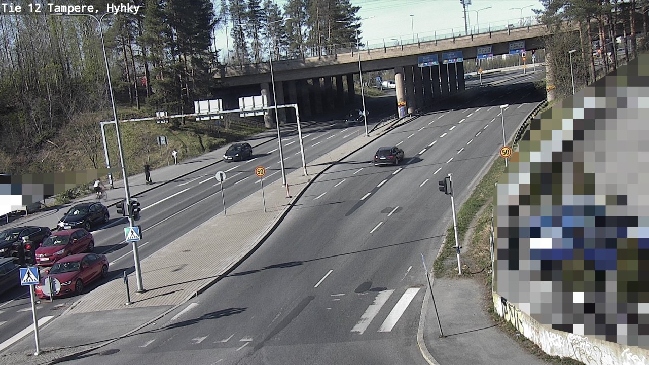 Weather Camera Image Road 12 Tampere, Hyhky, Tampere, Pirkanmaa
