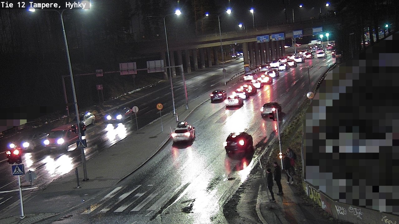 Weather Camera Image Väg 12 Tammerfors, Hyhky, Tampere, Pirkanmaa