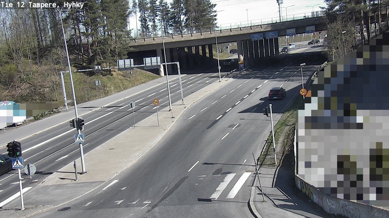 Weather Camera Image Road 12 Tampere, Hyhky, Tampere, Pirkanmaa