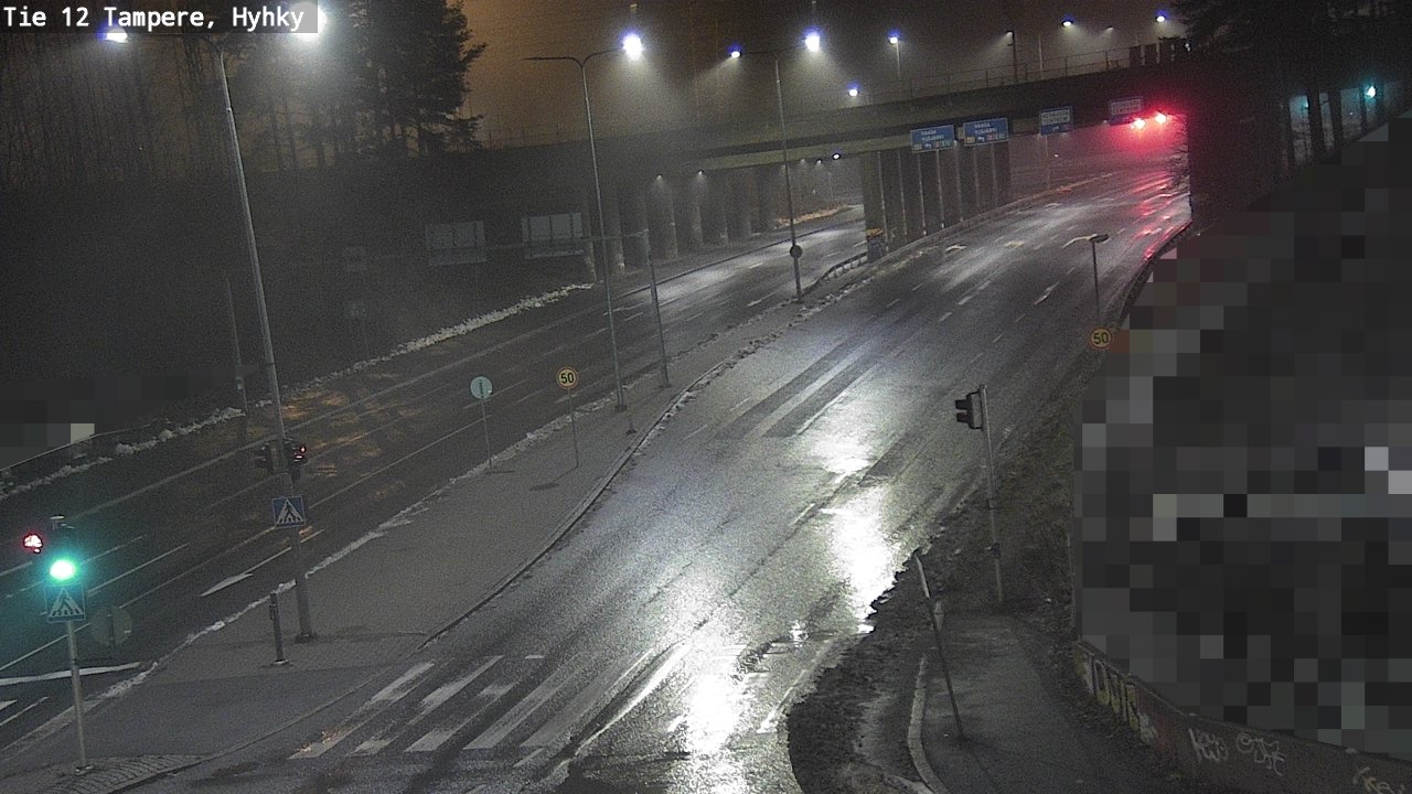 Weather Camera Image Väg 12 Tammerfors, Hyhky, Tampere, Pirkanmaa