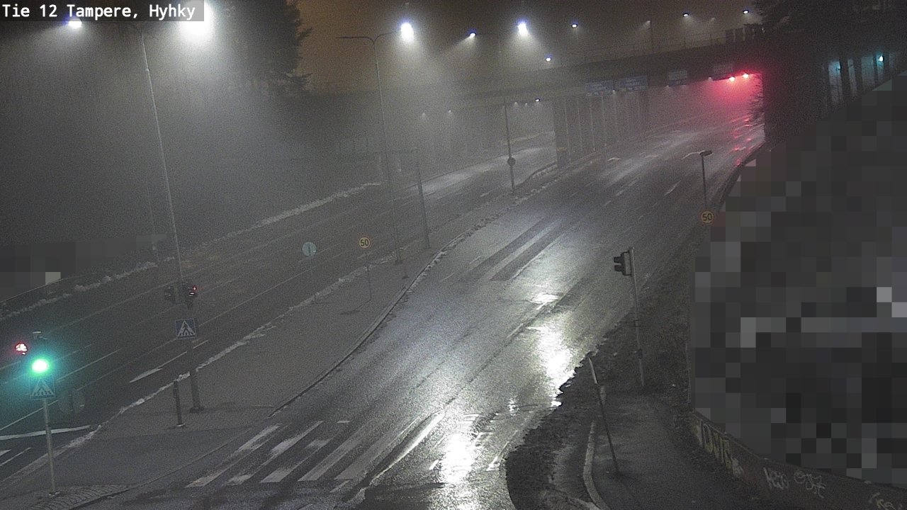 Weather Camera Image Väg 12 Tammerfors, Hyhky, Tampere, Pirkanmaa