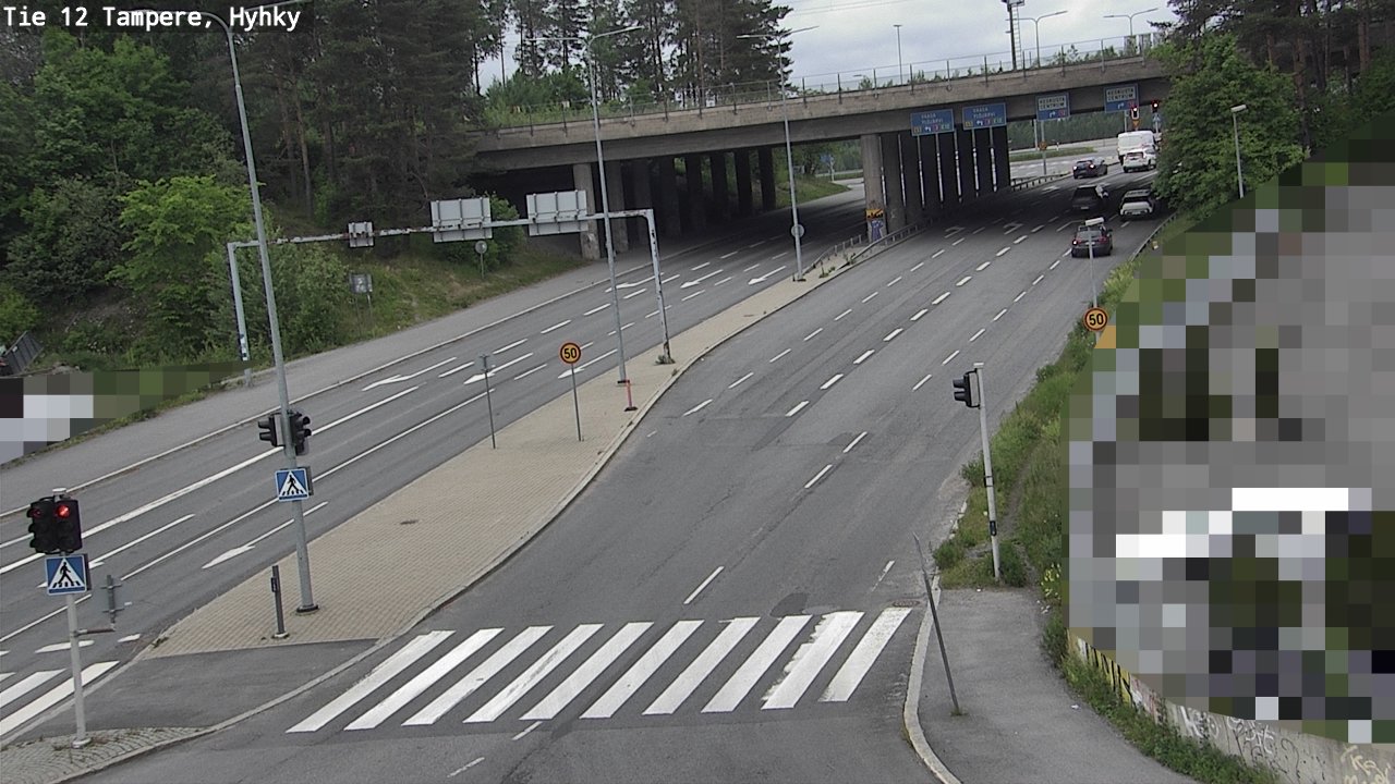 Weather Camera Image Road 12 Tampere, Hyhky, Tampere, Pirkanmaa