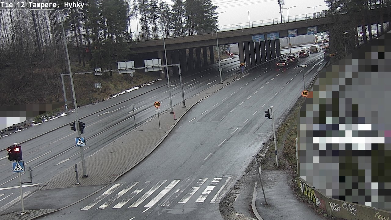 Weather Camera Image Väg 12 Tammerfors, Hyhky, Tampere, Pirkanmaa