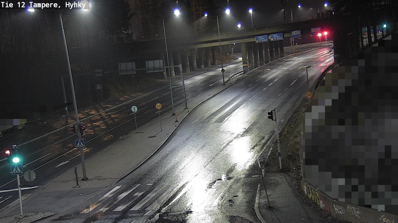 Weather Camera Image Väg 12 Tammerfors, Hyhky, Tampere, Pirkanmaa