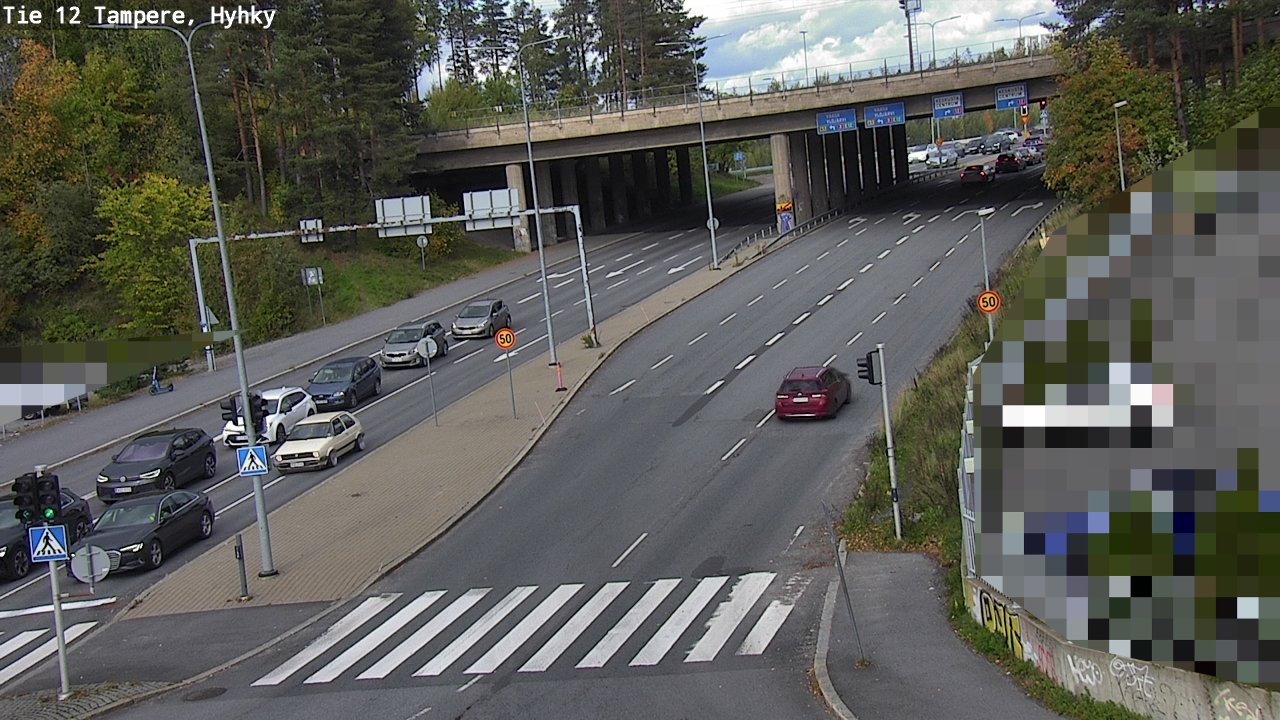 Weather Camera Image Road 12 Tampere, Hyhky, Tampere, Pirkanmaa