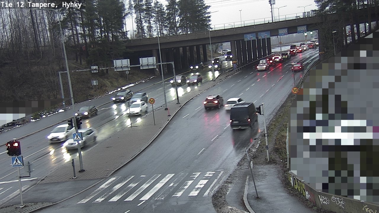 Weather Camera Image Väg 12 Tammerfors, Hyhky, Tampere, Pirkanmaa