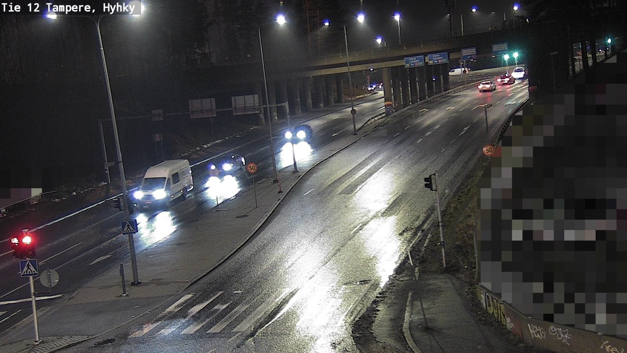 Weather Camera Image Väg 12 Tammerfors, Hyhky, Tampere, Pirkanmaa