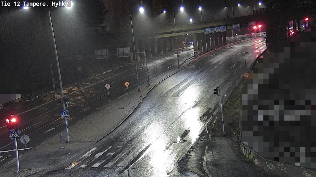 Weather Camera Image Väg 12 Tammerfors, Hyhky, Tampere, Pirkanmaa