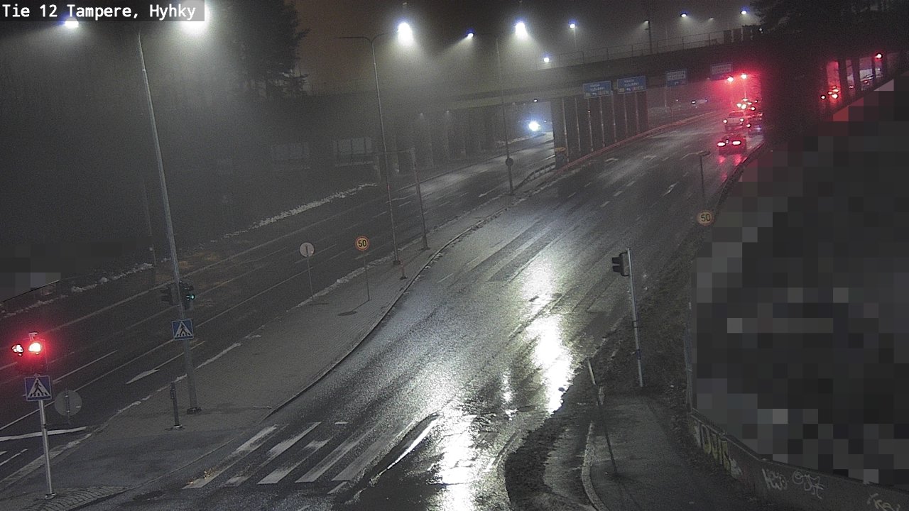 Weather Camera Image Väg 12 Tammerfors, Hyhky, Tampere, Pirkanmaa