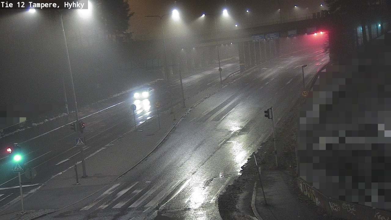 Weather Camera Image Väg 12 Tammerfors, Hyhky, Tampere, Pirkanmaa