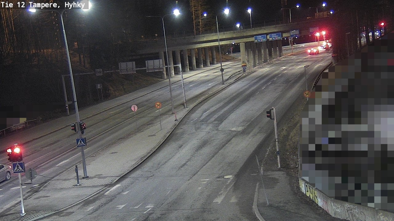 Weather Camera Image Road 12 Tampere, Hyhky, Tampere, Pirkanmaa