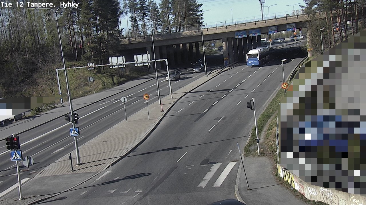 Weather Camera Image Road 12 Tampere, Hyhky, Tampere, Pirkanmaa